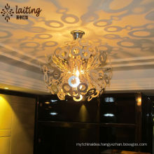 Hanging bright light crystal chandeliers led pendant lighting for home